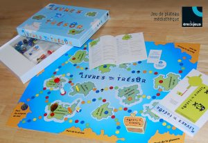 jeu de plateau médiathèque - comment trouver son livre